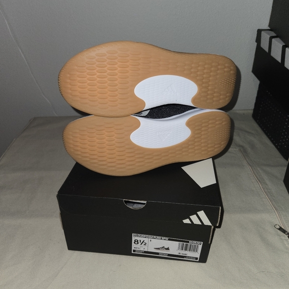 Adidas Black and White Sneakers - Picture 4 of 5